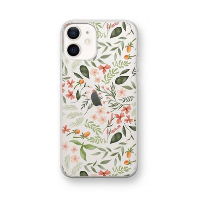 Sweet little flowers: iPhone 12 mini Transparant Hoesje