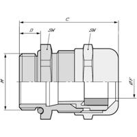 LAPP 53112135 Wartel M25 Messing Messing 25 stuk(s) - thumbnail