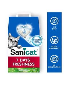 Sanicat 7 days aloe vera kattenbakvulling (4 LTR)