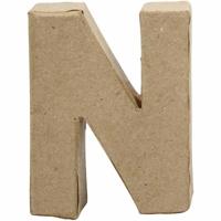 Creativ Company Letter, n, h: 10 cm, b: 7,8 cm, dikte 2 cm, 1 stuk
