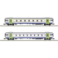 MiniTrix 18294 N set van 2 personenrijtuigen GoldenPassLine van de BLS