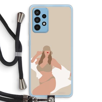 One of a kind: Samsung Galaxy A52 Transparant Hoesje met koord