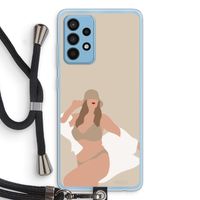 One of a kind: Samsung Galaxy A52 Transparant Hoesje met koord