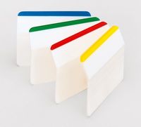 Post-it Index Strong, ft 50,8 x 38 mm, voor hangmappen, set van 24 tabs, 4 kleuren, 6 tabs per kleur - thumbnail