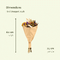 Droogbloemen Field Bouquet Multi - Ø25cm - ↕60cm