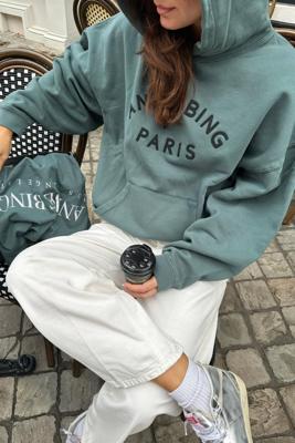 Anine Bing trui Harvey Paris A-08-11526-DKG31 dark green