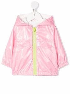 Moncler Enfant veste zippée à capuche - Rose