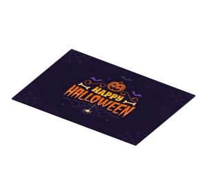 Vrolijke halloween placemat