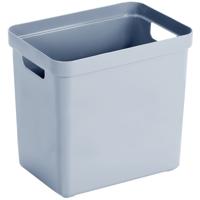 Sunware Opbergbox Sigma - kunststof - lichtblauw - 25 liter - Opbergbakken/opbergers