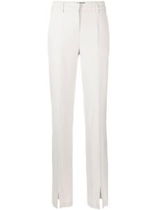 Fabiana Filippi pantalon de tailleur à fentes - Gris