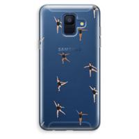 Dancing #1: Samsung Galaxy A6 (2018) Transparant Hoesje - thumbnail
