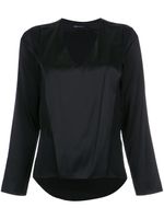 Uma | Raquel Davidowicz V-neck blouse - Noir
