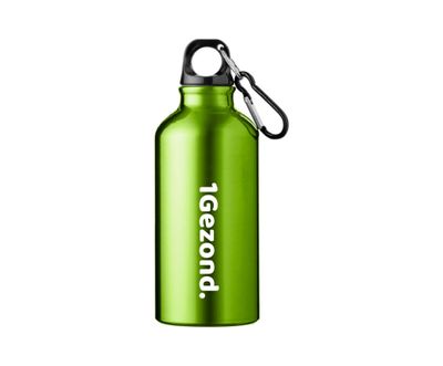 1Gezond Drinkfles aluminium groen (400 ML) 1Gezond Drinkfles aluminium groen (400 ML)