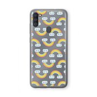 Regenboog: Samsung Galaxy A11 Transparant Hoesje