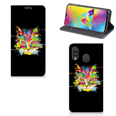 Samsung Galaxy M20 Magnet Case Cat Color Samsung Galaxy M20 Magnet Case Cat Color