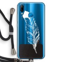 Pluim: Huawei P20 Lite Transparant Hoesje met koord