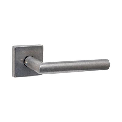 Intersteel Deurkruk Jura met rozet 53x53x10mm RVS getrommeld