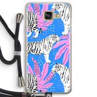 Tijger: Samsung Galaxy A5 (2016) Transparant Hoesje met koord