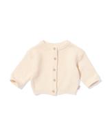 HEMA Newborn vest fijngebreid ecru (ecru)