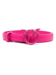 PINKO ceinture Love Birds en cuir - Rose