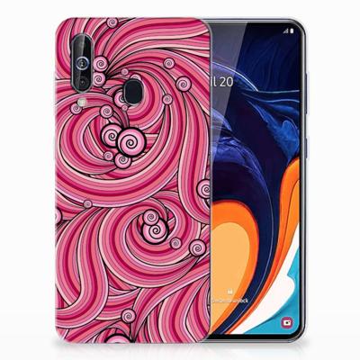 Samsung Galaxy A60 | Hoesje maken | Swirl Pink