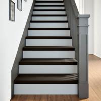 VidaXL Traptreden 2 st 80x30x2 cm massief eikenhout donkerbruin VidaXL Traptreden 2 st 80x30x2 cm massief eikenhout donkerbruin