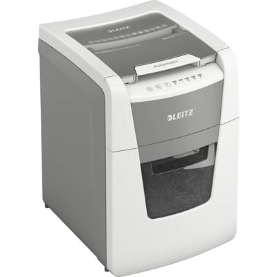 Leitz IQ Autofeed Small Office 100 P4 Papierversnipperaar 100 vellen Cross cut 4 x 30 mm P-4 34 l Ook geschikt voor Paperclips, Nietjes, Creditcards