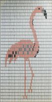 Sunarts kant en klaar vliegengordijn 90 x 210 Flamingo wit model 113