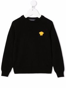 Versace Kids pull à patch Medusa - Noir