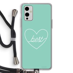 Best heart pastel: OnePlus 9 Transparant Hoesje met koord