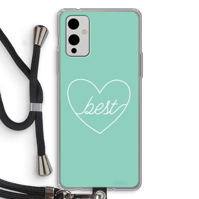 Best heart pastel: OnePlus 9 Transparant Hoesje met koord