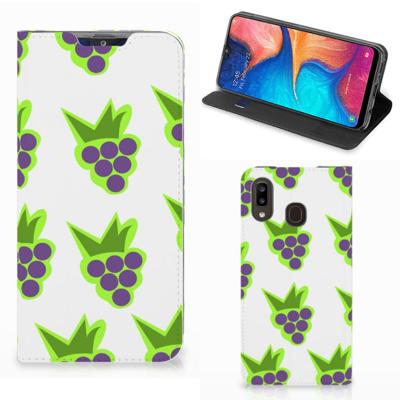 Samsung Galaxy A30 | Flip Style Cover | Druiven