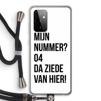 Da ziede van hier: Samsung Galaxy A72 5G Transparant Hoesje met koord