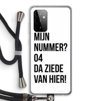 Da ziede van hier: Samsung Galaxy A72 5G Transparant Hoesje met koord