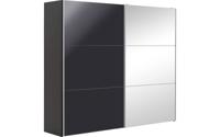 Goossens Kledingkast Easy Storage Sdk, 253 cm breed, 220 cm hoog, 1x 3 paneel schuifdeur li en 1x 3 paneel spiegel schuifdeur re Goossens Kledingkast Easy Storage Sdk, 253 cm breed, 220 cm hoog, 1x 3 paneel schuifdeur li en 1x 3 paneel spiegel schuifdeur re