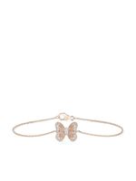 DE BEERS bracelet Portrait of Nature Butterfly en or rose 18ct pavé de diamants