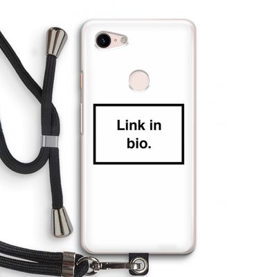 Link in bio: Pixel 3 Transparant Hoesje met koord