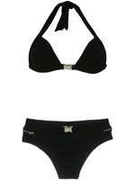 Amir Slama buckle detail bikini set - Noir - thumbnail