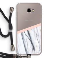 A touch of peach: Samsung Galaxy J4 Plus Transparant Hoesje met koord