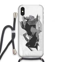 House: iPhone X Transparant Hoesje met koord