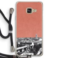 Marrakech Skyline : Samsung Galaxy A3 (2016) Transparant Hoesje met koord