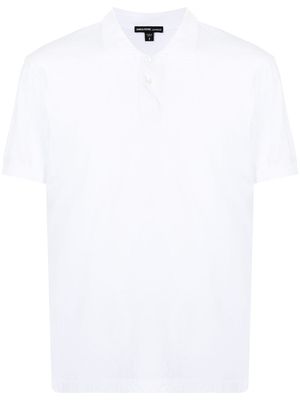 James Perse polo Luxe Lotus - Blanc