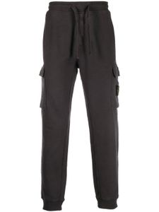 Stone Island pantalon de jogging à patch logo - Gris