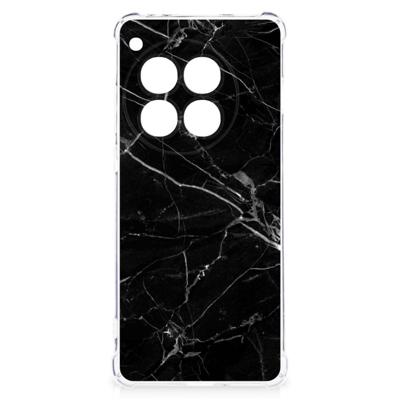OnePlus 12 Anti-Shock Hoesje Marmer Zwart - Origineel Cadeau Vader OnePlus 12 Anti-Shock Hoesje Marmer Zwart - Origineel Cadeau Vader