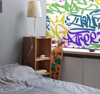 Behang graffiti