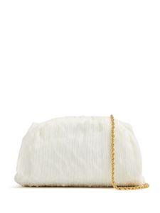 Loeffler Randall pochette Willa à plis - Blanc