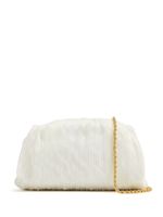 Loeffler Randall pochette Willa à plis - Blanc