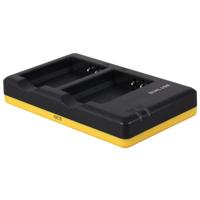 Duo oplader voor 2 camera accu's Canon LP-E10