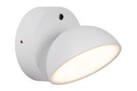 Lucide FINN - Wandlamp Binnen/Buiten - LED - 1x12W 3000K - IP54 - Dag/nacht sensor - Wit