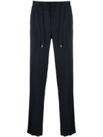 Lardini drawstring straight-leg trousers - Bleu